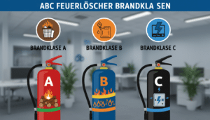 ABC Feuerlöscher Brandklassen