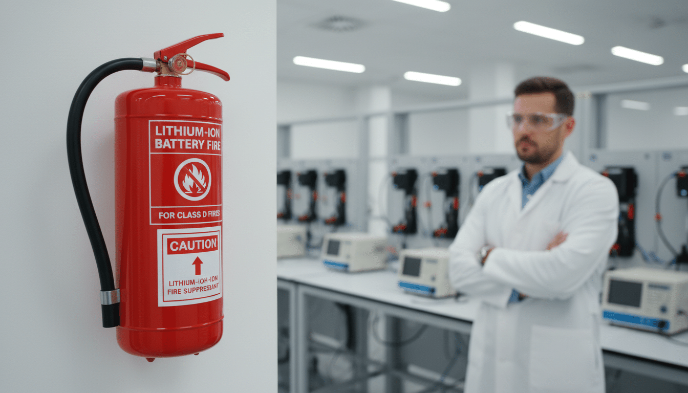 feuerlöscher für lithium ionen brand
